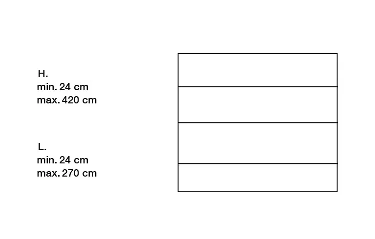 Dimensioni Tratto